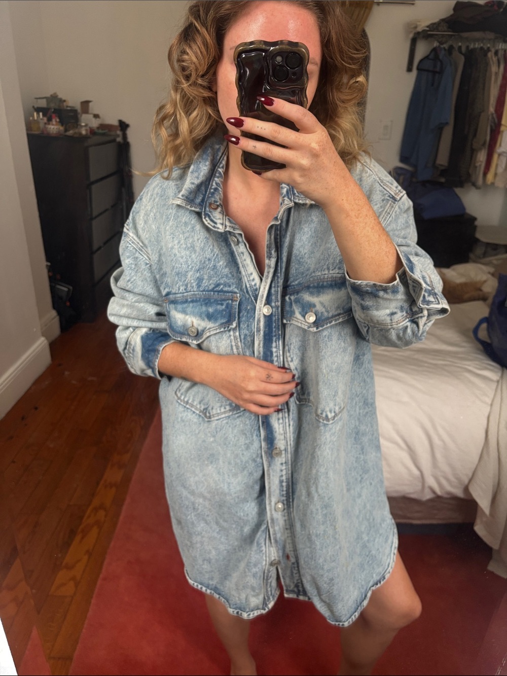Oversized All Saints Denim Shacket